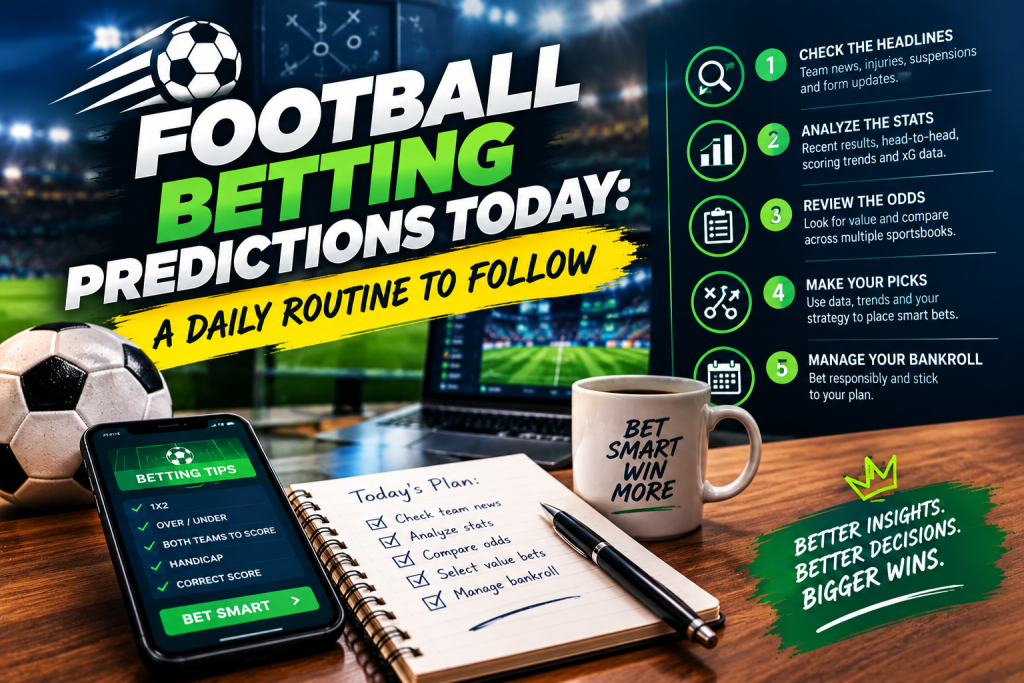 Football Betting Predictions Today: A Daily Routine to Follow